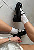Туфлі мері джейн із натуральної лакової шкіри чорні, фото 6