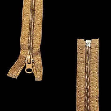 Спіральна блискавка роз'ємна СП7 80 см нейлон колір Койот 494