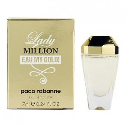 Туалетна вода Paco Rabanne Lady Million Eau My Gold для жінок — edt 7 ml mini