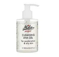 Очищающий гель с кислотами AHA AHA Cleanser gel Mila perfect 200 мл