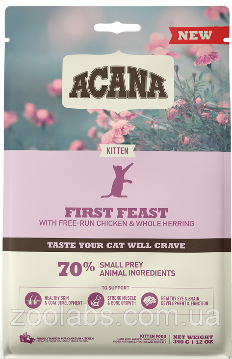 Acana First Feast Kitten | Корм Acana для кошеня 1,8 кг