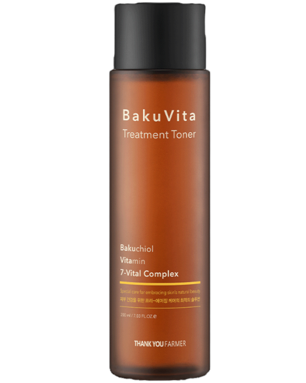 Зволожувальний тонер THANK YOU FARMER BaKuVita Treatment Toner 200 ml з бакучіолом і вітамінами C та E