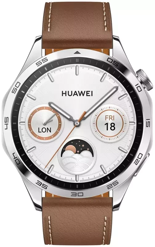 Умные часы Huawei Watch GT 4 46mm Classic Brown Leather - фото 6 - id-p2198034601