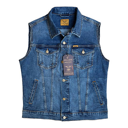 Жилет джинсовий Montana Menfis 03 -  Medium Stonewash, фото 1