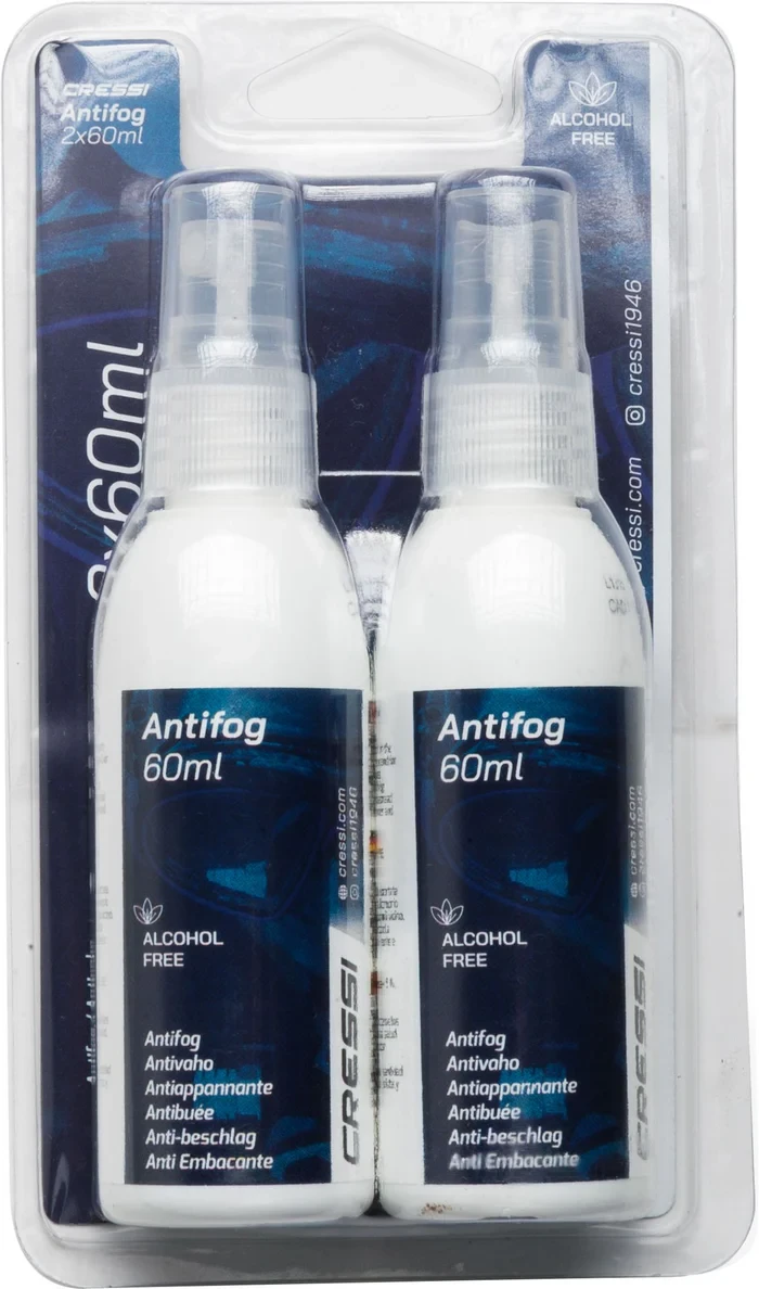 Протизапотіваючий спрей антифог Cressi AntiFog 120ml (60 ml х 2) в блістері M0084/2