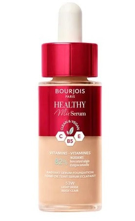 Тональна основа для обличчя Bourjois Healthy Mix Serum Foundation 53W Light Beige, 30 мл, фото 1