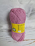 Пряжа акрил 100% Tunc Etamin , пыльная роза, фото 2