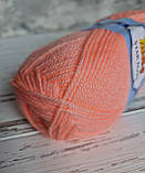 Пряжа акрил 100% Tunc Etamin , персиковый, фото 2