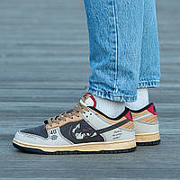 Кроссовки Nike SB Dunk Low x Stussy Beige Brown 40 brand shop