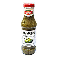 Кетчуп пряный халапеньо зеленый 320 грамм Deroni Spicy Jalapeno Green Ketchup