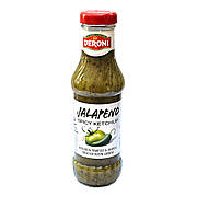 Кетчуп пряний зелений халапеньо 320 грам Deroni Spicy Jalapeno Green Ketchup Deroni