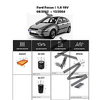 Комплект фільтрів Ford Focus I 1.6 16V (2002-2004) WIX