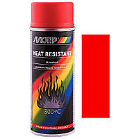 Термостойкая краска спрей красная матовая Motip Heat Resistant Spray Red 400мл