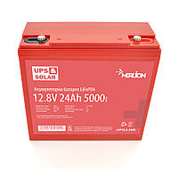 Літій-залізо-фосфатний акумулятор Merlion LiFePO4 12.8V 24AH (4S4P/BMS-30A), (166x175x125) for UPS, до 5000