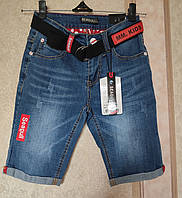 Джинсовые шорты,бриджи для мальчика 134-140см