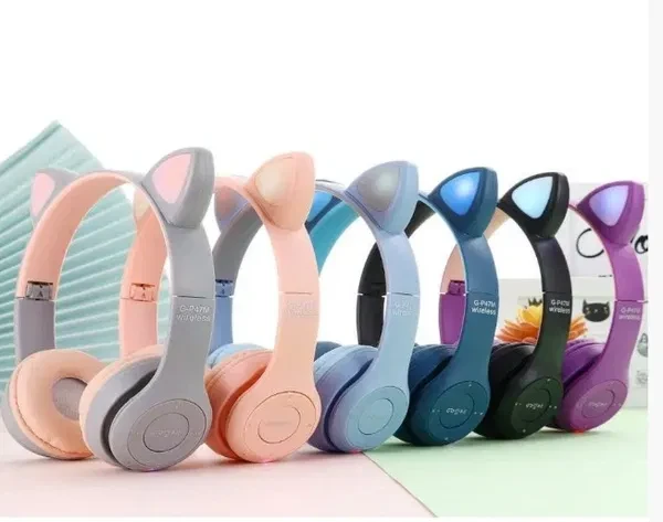 Бездротові Bluetooth-навушники Cat Ear P47, фото 1