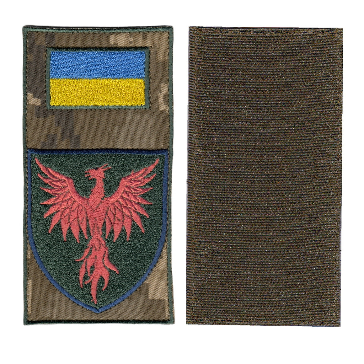 Шеврон ЗСУ, військовий / армійський, 146 ОРВП, на липучці, олива на пікселі 14 см * 7, фото 1