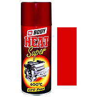 Термостойкая краска спрей красно-коричневая матовая Body High Heat Paint Spray Red-Brown 400мл