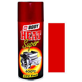 Термостійка фарба спрей червоно-коричнева матова Body High Heat Paint Spray Red-Brown 400мл