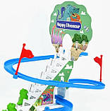 Гра Happy Dinosaur Трек 3313 Гірка з динозавриками, світло, звук, музична іграшка, автоматичний підіймач, фото 6
