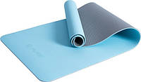 Килимок для вправ Pure2Improve TPE YOGA MAT 173x58x0,6 см блакитний