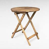 Раскладной деревянный столик для террасы, кафе, дачи Уличный складной стол из натурального дерева