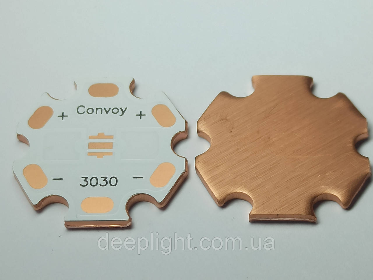 Підкладка мідь плата для світлодіода 3030 DTP прямий тепловідвід 20 мм 1.7 мм PCB board, фото 1