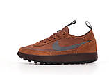 Кросівки чоловічі Nike Craft x Tom Sachs Brown коричневі замшеві кросівки найк крафт том сакс Київ, фото 6