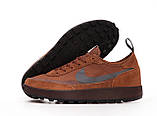 Кросівки чоловічі Nike Craft x Tom Sachs Brown коричневі замшеві кросівки найк крафт том сакс Київ, фото 3
