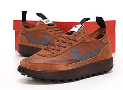 Кросівки чоловічі Nike Craft x Tom Sachs Brown коричневі замшеві кросівки найк крафт том сакс Київ