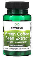 Зеленый кофе 400 мг, 60 капс (США) Swanson Green Coffee Complex