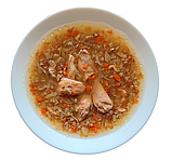 Суп гречаний з м'ясом курки 20%, 500г, МАКРО, фото 2