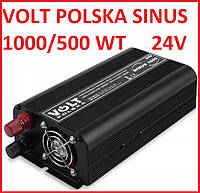 Инвертор sinus 1000 24v/230v/1000w, volt polska, чиста синусоїда