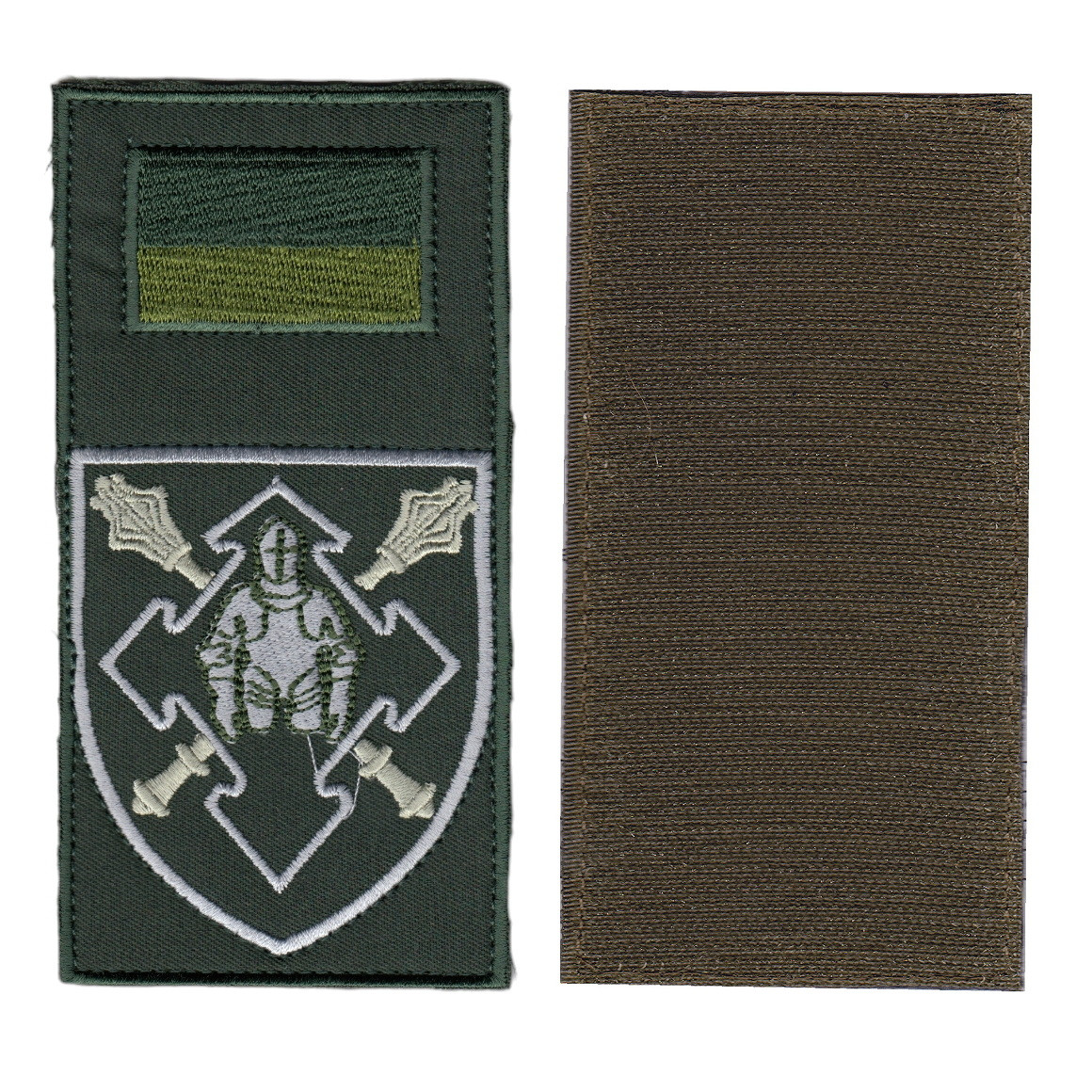 Шеврон військовий/алмійський, Командування сил логістики, на липучці, на оливці, ВСУ, 14 см х7 см, фото 1