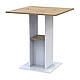 Стіл кухонний "Коуд" 70х70х74 см. Білий/Дуб артизан, фото 3