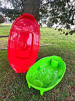 Дитяча велика пісочниця басейн з кришкою червона Корабель Doloni пластикова для дітей