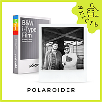 Polaroid i-Type film B&W черно-белая пленка ( плівка, картридж, касета )