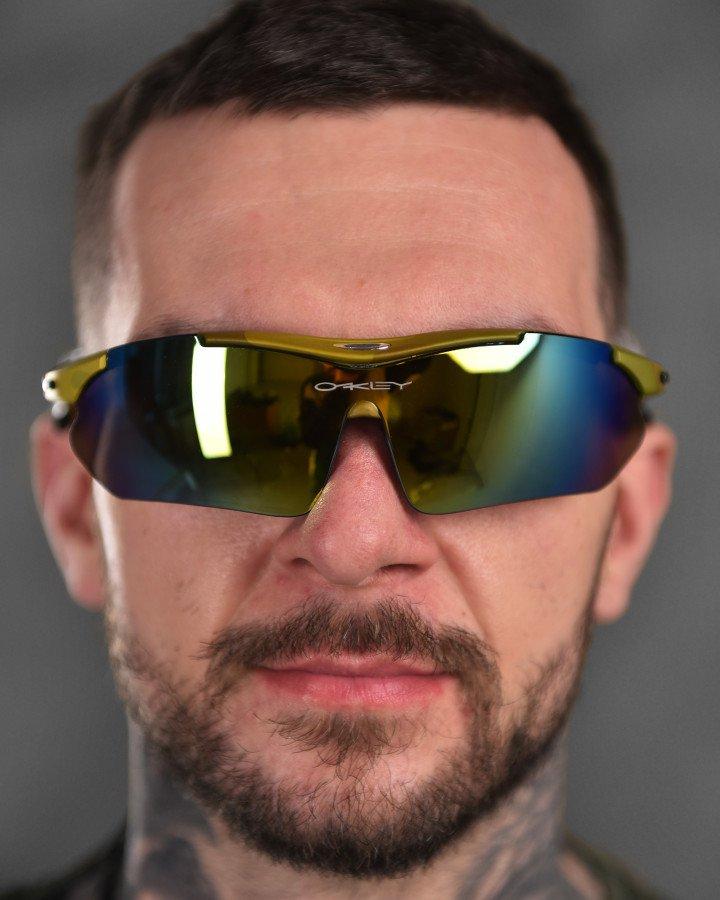 Очки тактические защитные в чехле Oakley M-Frame Hybride Баллистические очки mtk SS - фото 2 - id-p2198071157