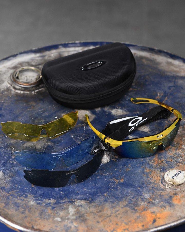 Очки тактические защитные в чехле Oakley M-Frame Hybride Баллистические очки mtk SS - фото 5 - id-p2198071157