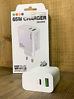 Зарядний пристрій WK Wekome 65W Charger White (WP-U116)