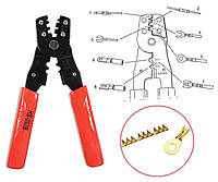 Клещи HS-202B для обжима разрезных наконечников (DJ)