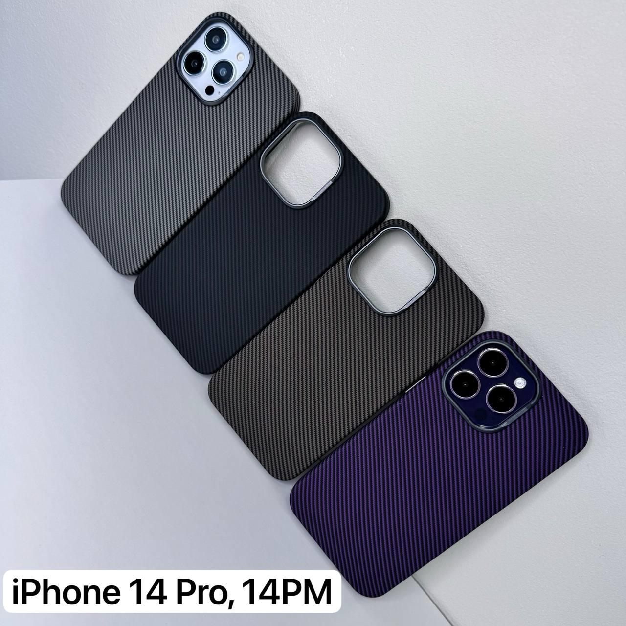 Карбоновий чохол з MagSafe для iPhone 12-15 Pro Max