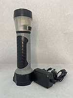 Фонарь светодиодный аккумуляторный OECOLUX GT-ALex-03 Серый телескопический (сток) зарядка 220 вольт