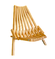 Деревянное кресло-шезлонг