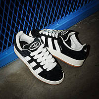 Кросівки Adidas Campus 00s Core Black Off White чорні з білим 36-40