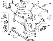 Радіатор охолодження 1.4i, 1.6i без АС Doblo 2005-2016, Виробник: MOTORTEC, OE: 46749005, 46803039, 51779231