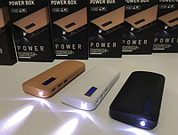 Повербанк с фонариком Smart Tech внешний аккумулятор Портативные зарядки Power bank маленький Повербанкы shp