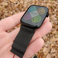 Смарт часы с пульсометром Smart Watch X7 Black со съемным ремешком для айфона с тонометром Фитнес трекер shp