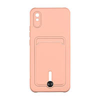 Чехол TPU Colorfull Colorfull Pocket Card для Xiaomi Redmi 9A Песочный розовый