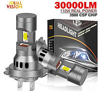 MINI LED лампа H7 з обманкою , розмір 1:1, ВУЗЬКИЙ ДІОД, ПРАВИЛЬНИЙ ПУЧОК СВІТЛА, (на ближнє або дальнє світлоло ) 1шт